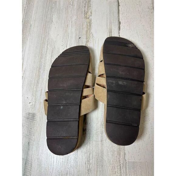 Free People Women's Slip-On Mules Brown Suede Size 8.5 Casual Shoes - Picture 8 of 8